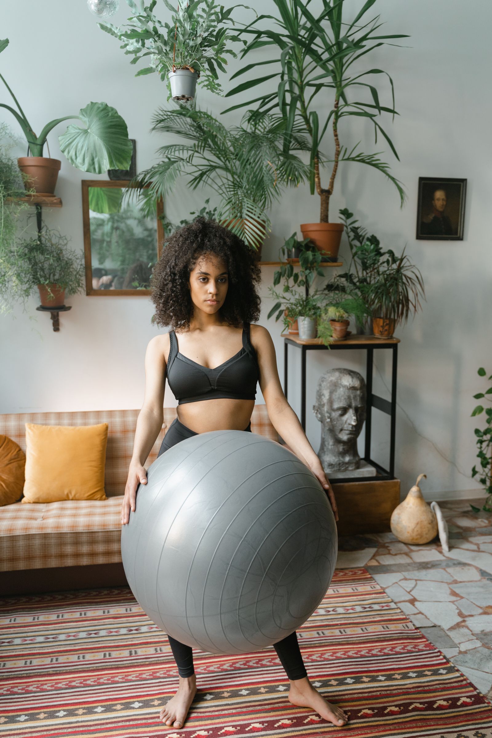 Pilates session at the Wellness Center.